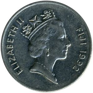 Fiji 10 cents, 1992