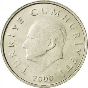 Turkey 50.000 lira, 2000