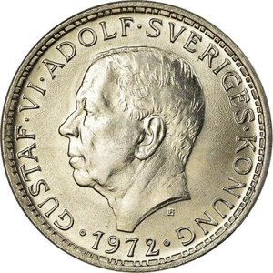 Sweden 5 kronor, 1972