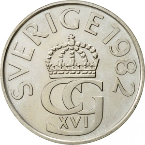 Sweden 5 kronor, 1982
