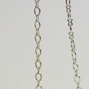 18 Inch Silver Plated Figure 8 chain. with lobster clasp.