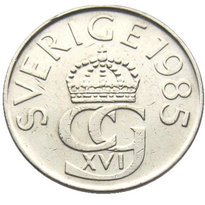 Sweden 5 kronor, 1985