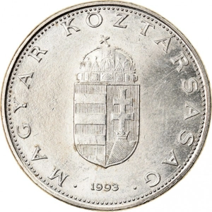 Hungary 10 forint, 1993