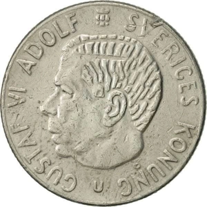 Sweden 1 krona, 1969