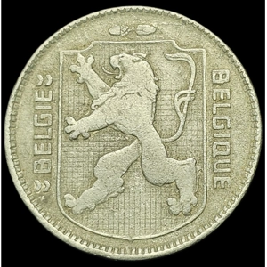 Belgium 1 franc, 1942 Legend - 'BELGIE - BELGIQUE'