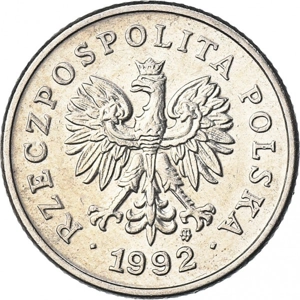 Poland 20 groszy, 1992