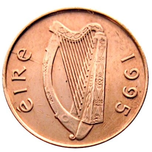 Ireland 1 penny, 1995