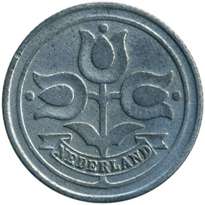 Netherlands 10 cents, 1942