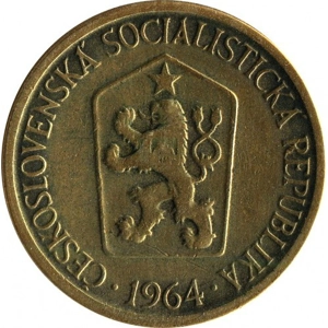 Czechoslovakia 1 koruna, 1964