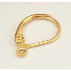 Gold Plated Lever Back Earring Hooks – (15mmX10mm) (2)