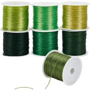 Colored Stretch String, 50 M X 0.8 mm