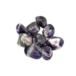 Amethyst (Chevron) Tumbled Stone  15 - 30 mm