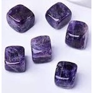 Amethyst Cube, Tumbled ,, 10 cm