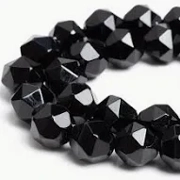 Agate Beads Faceted,  8 mm  (10)