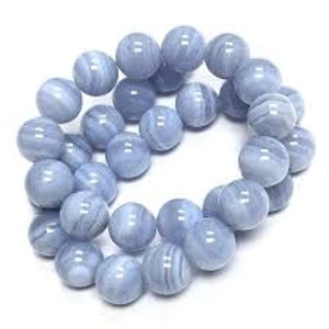 Agate Beads Blue  8 mm  (10)
