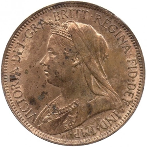 1898  United Kingdom ½ penny,