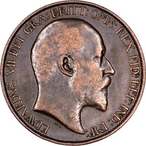 1902  United Kingdom ½ penny,