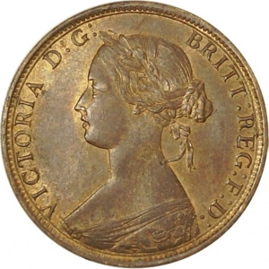 1862   United Kingdom ½ penny,