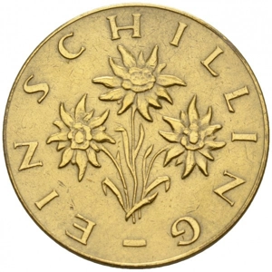 1967  Austria 1 schilling,