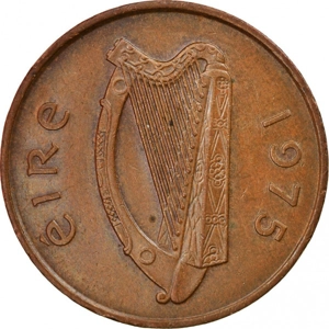 1975   Ireland 2 pence,