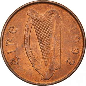 1992  1 penny
