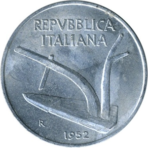 1952   10 lira