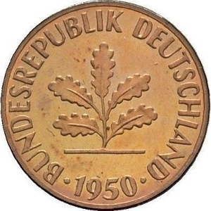 1950  D  1  pfennig