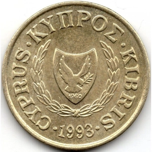 1993   5 cents