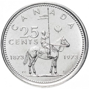 1973   25  cents