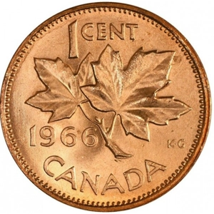 1966  1 cent