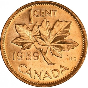 1959  1 cent