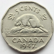 1947  ML  5 cents