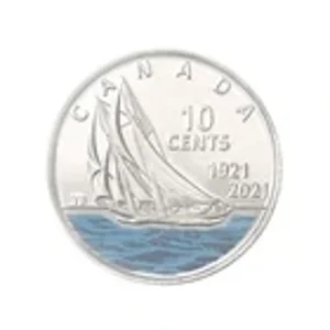 2021  10 cents  colored