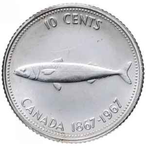 1967  10 cents  .800