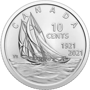 2021  10 cents   value next to Ship
