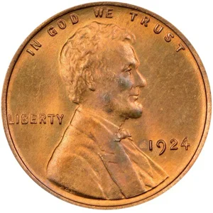 1924  1 cent