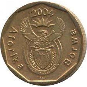 South Africa 10 cents, 2004