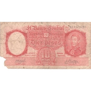 1954   10 PESOS