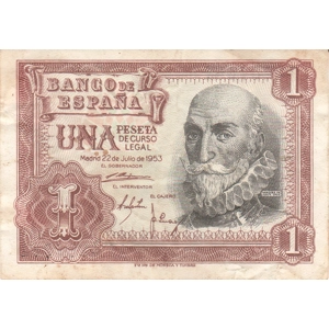 1953  1 Peseta
