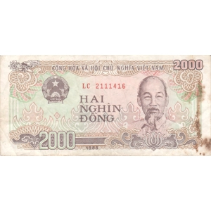 1988 Vietnam 2000 Dong