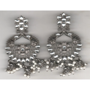 Oxidized  Stud Earrings | Jhumkis style