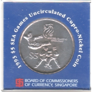 1993 Singapore 17th SEA Games  $ 5