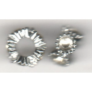 Large Crystal Spacer Bead,  10 X 6 mm  (2)