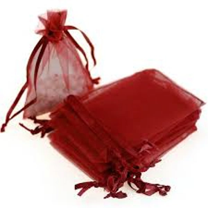 wine Organza Bags   70 X 90 mm  (10)