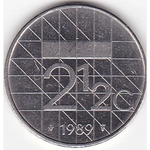 Netherlands 2½ gulden, 1989