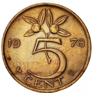 Netherlands 5 cents, 1978