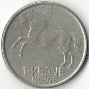 Norway 1 krone, 1982