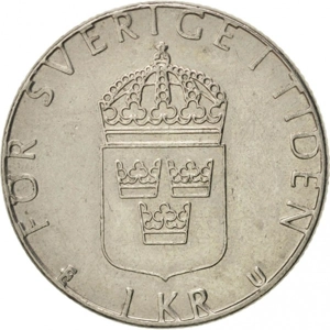 Sweden 1 krona, 1978