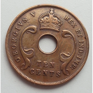 British East Africa 10 cents, 1927