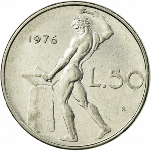 1975  Italy 50 lire,